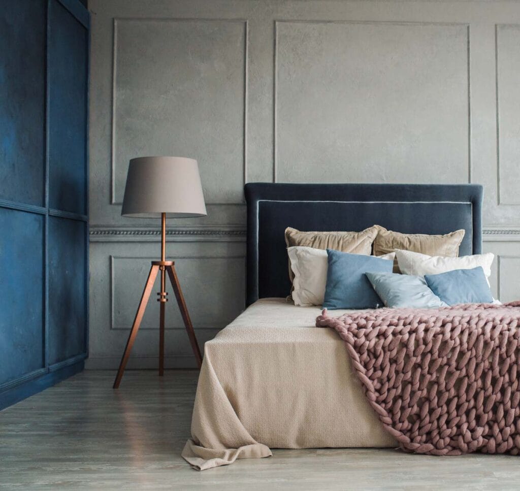 a modern bedroom