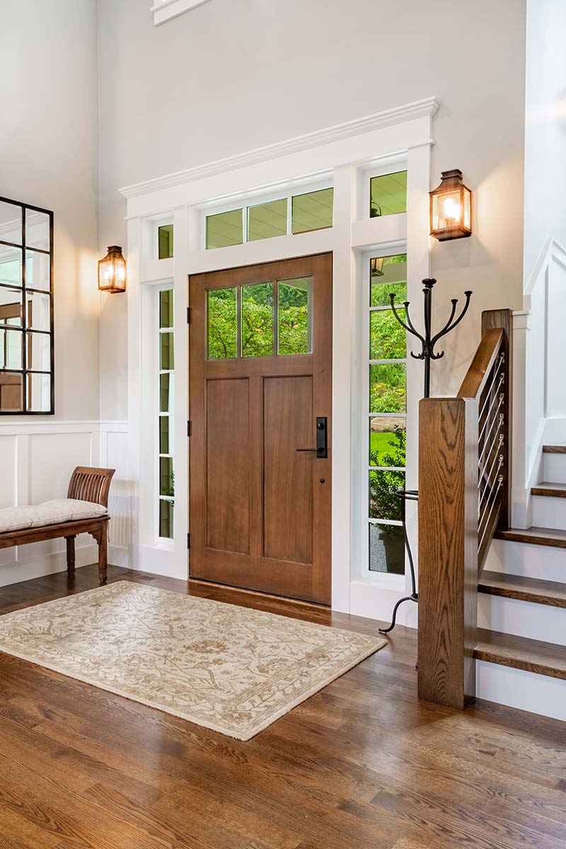 Interior and exterior door painting and staining