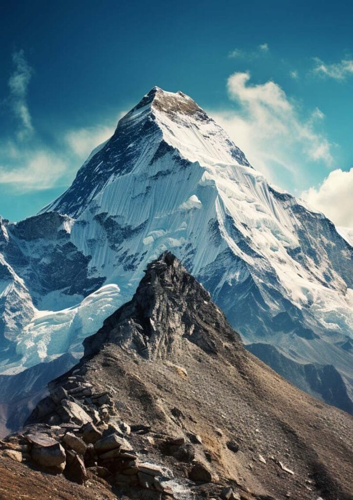 a mountain landscape