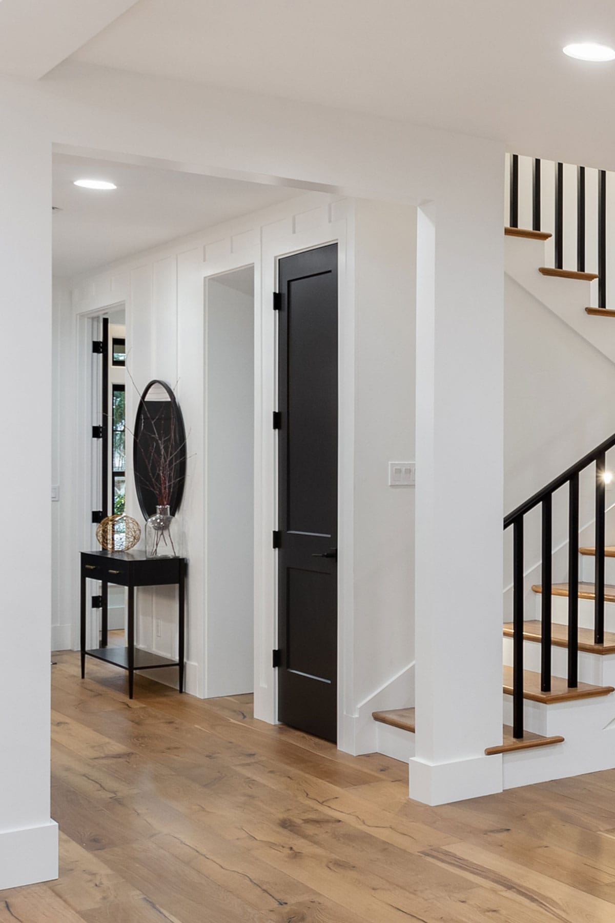 Trim painting and wall finishing