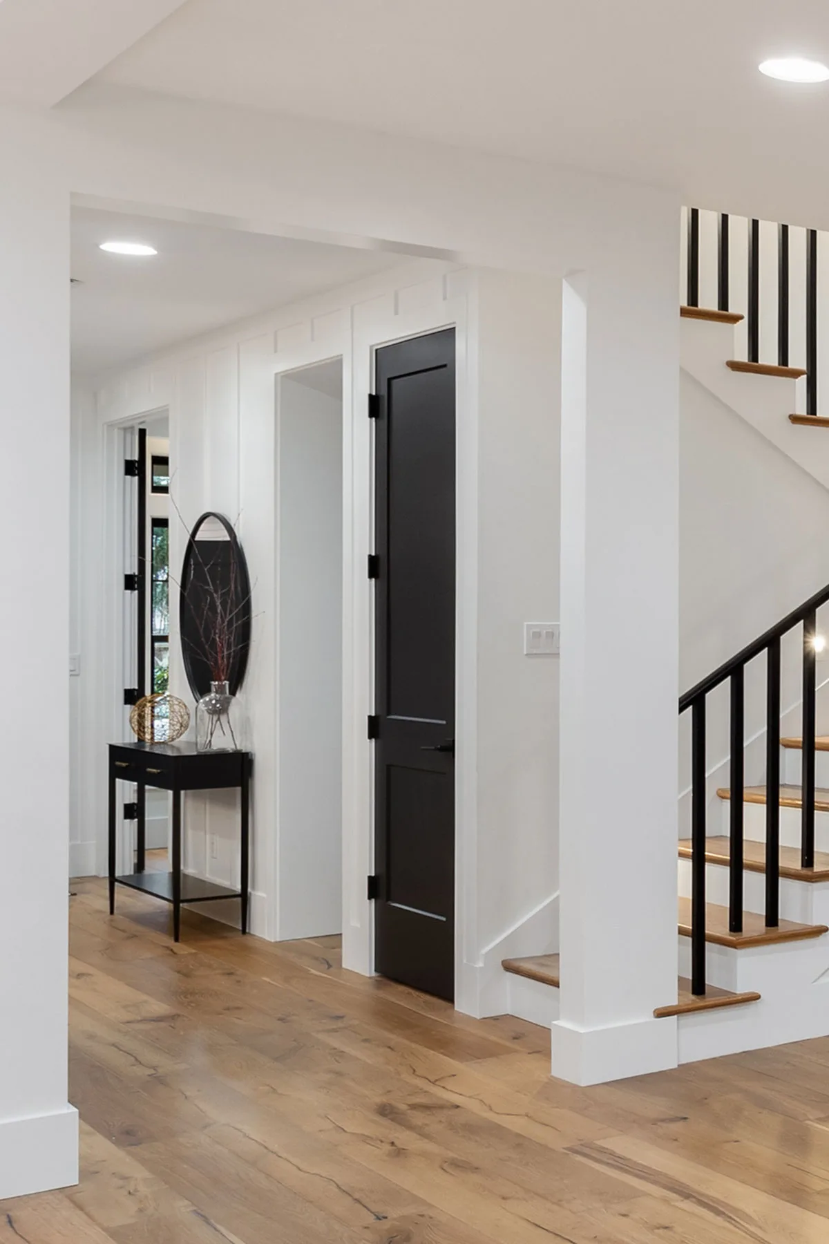 Trim painting and wall finishing